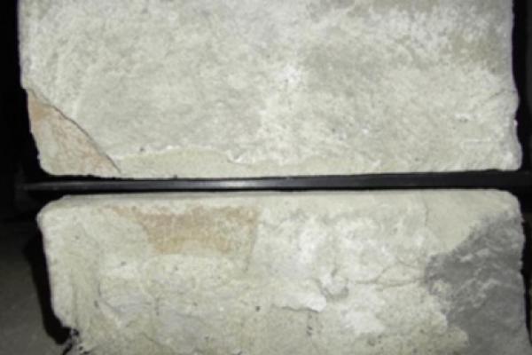 Untere Keillage eingelegt