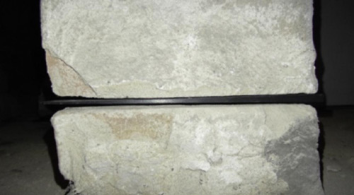untere Keillage eingelegt